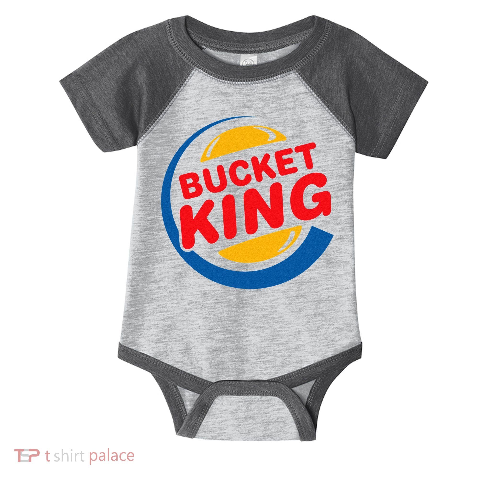 Bucket King Basketball Player Hoops Culture Funny Infant Baby Jersey Bodysuit
