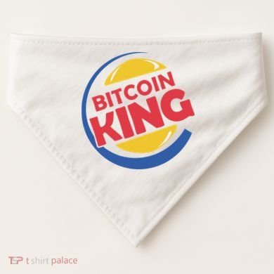 Bitcoin King USA-Made Doggie Bandana