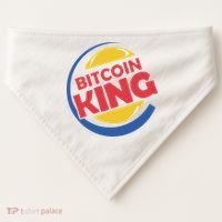 Bitcoin King USA-Made Doggie Bandana thumb 0