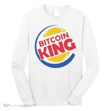 Bitcoin King Long Sleeve Shirt