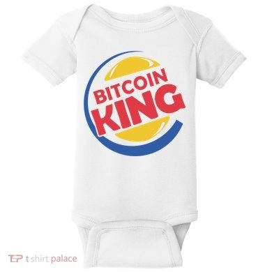 Bitcoin King Baby Bodysuit