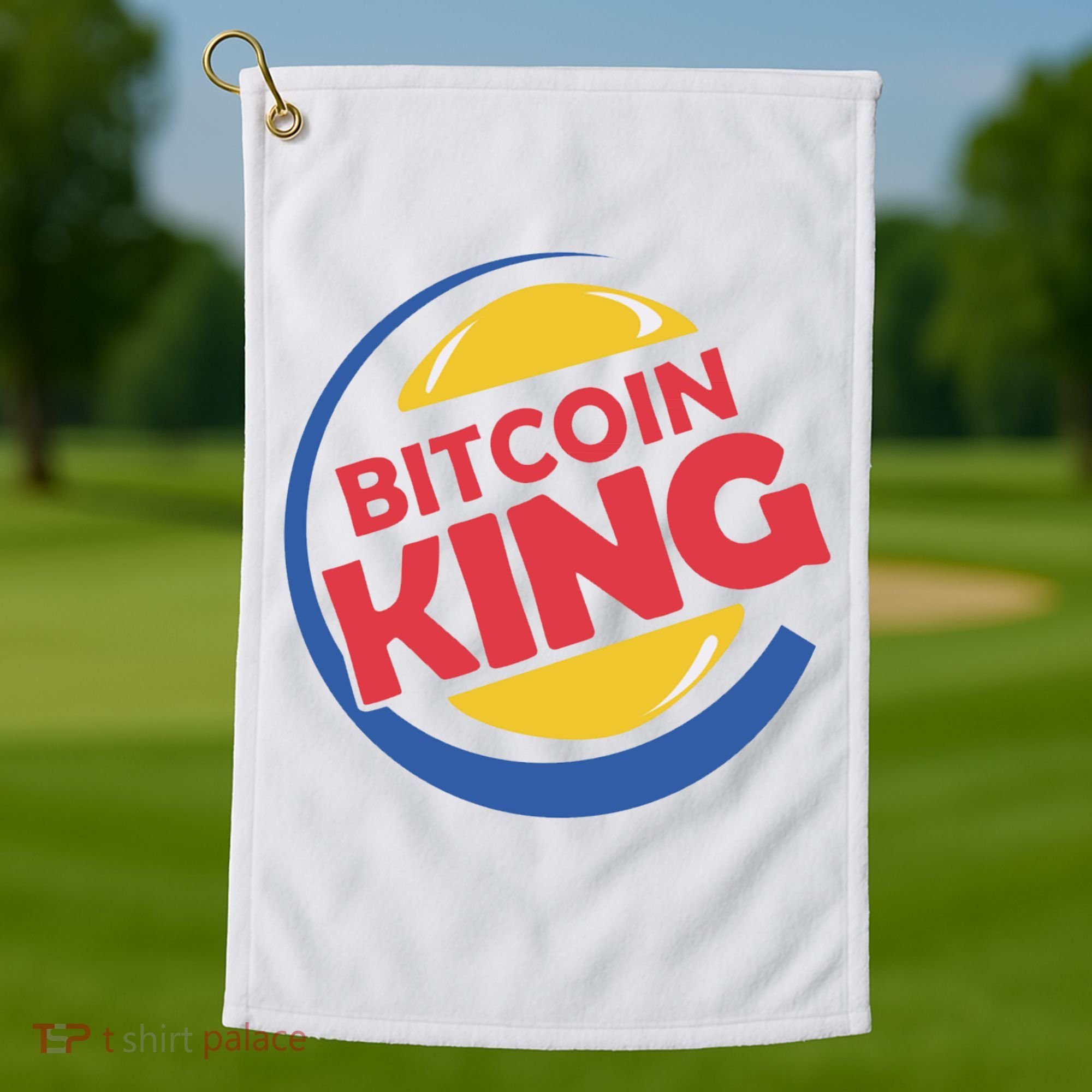Bitcoin King Golf Towel