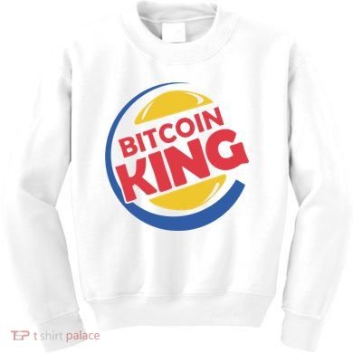 Bitcoin King Kids Sweatshirt