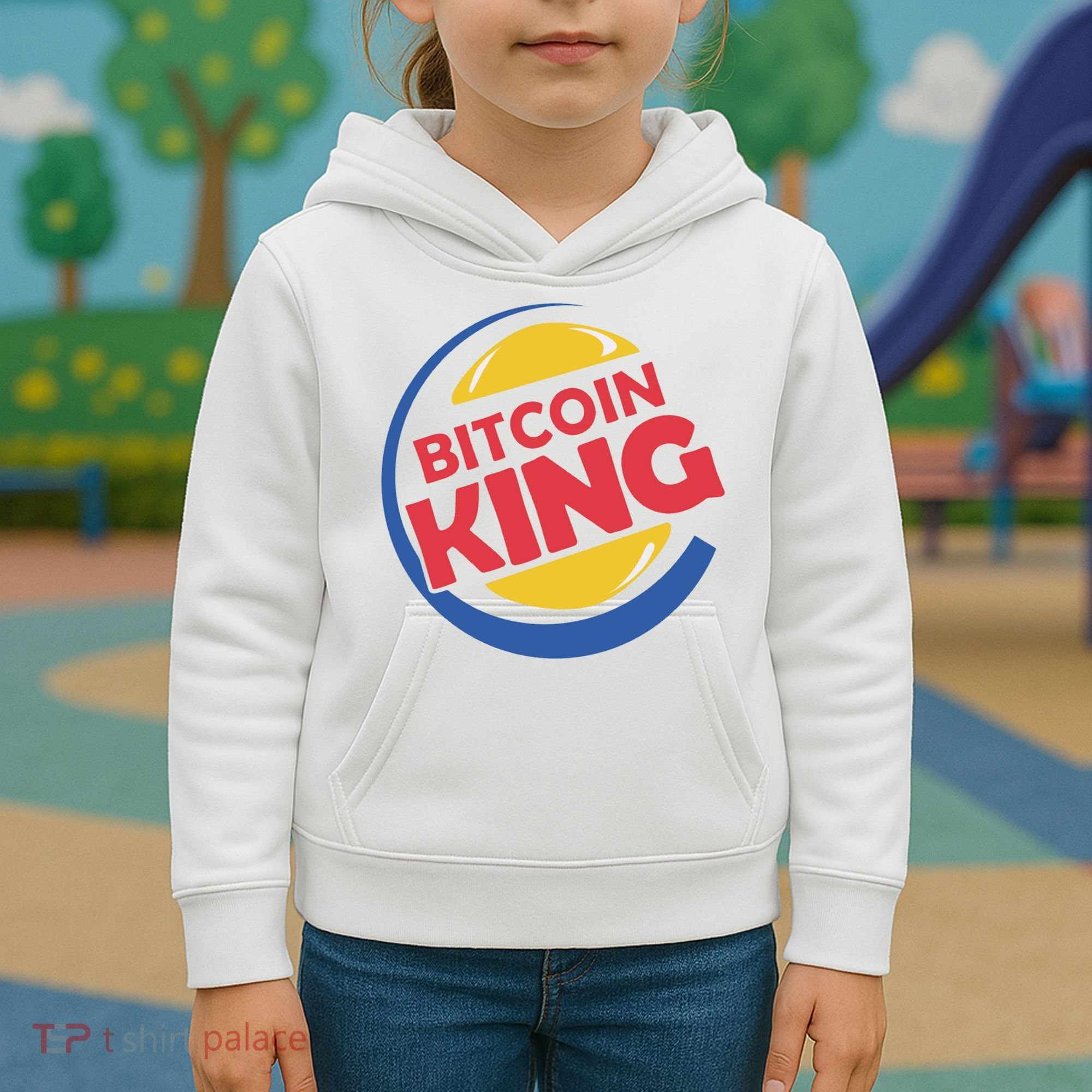 Bitcoin King Kids Hoodie