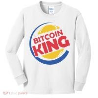 Bitcoin King Kids Long Sleeve Shirt thumb 0