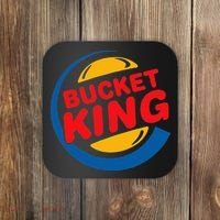 Bucket King Basketball Player Hoops Culture Funny Coaster thumb 0