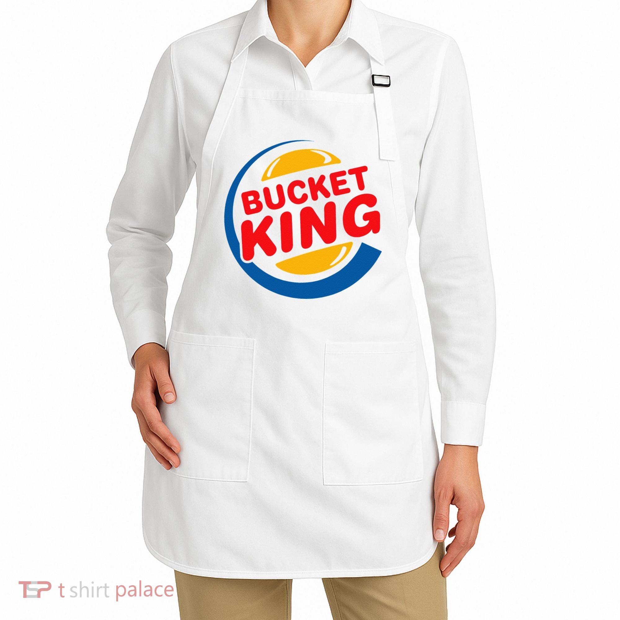 Bucket King Basketball Player Hoops Culture Funny Apron