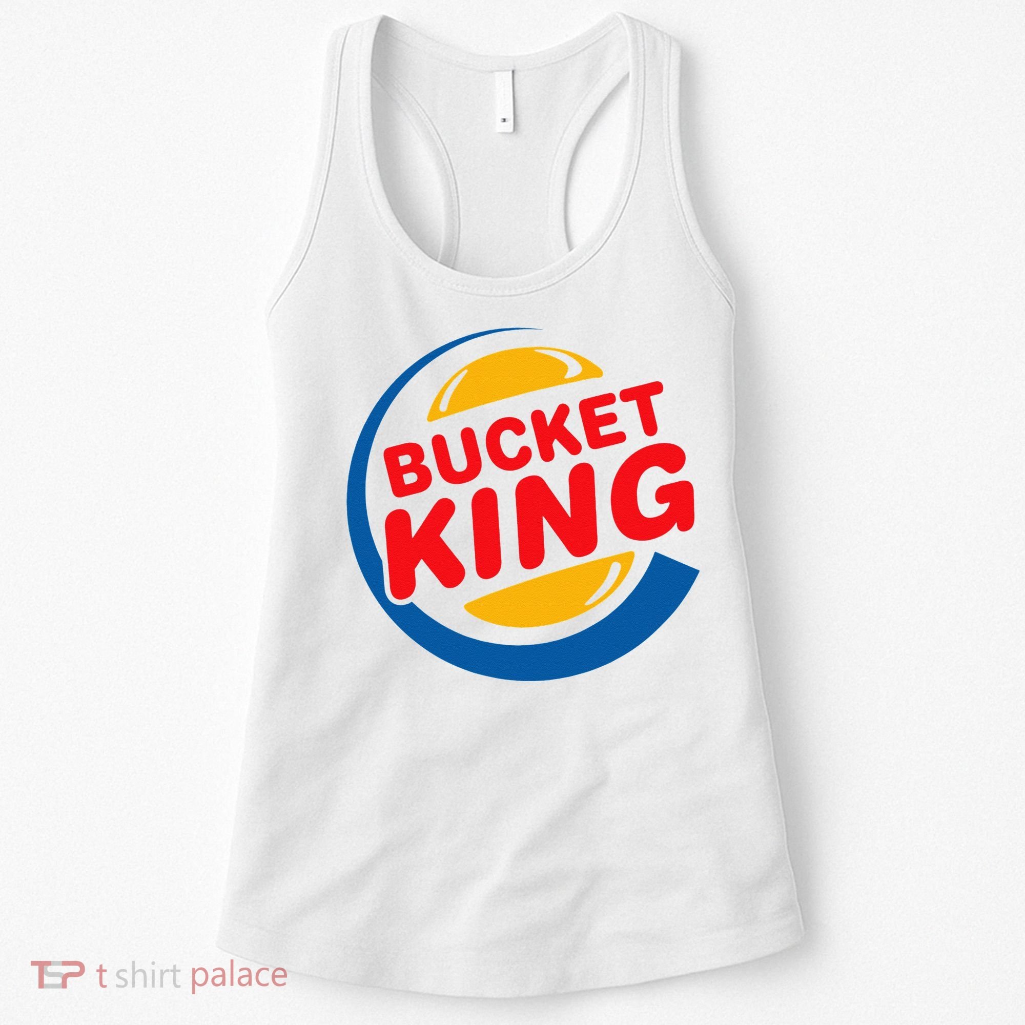 Bucket King Basketball Player Hoops Culture Funny Women's Tank Top