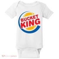 Bucket King Basketball Player Hoops Culture Funny Baby Bodysuit thumb 0