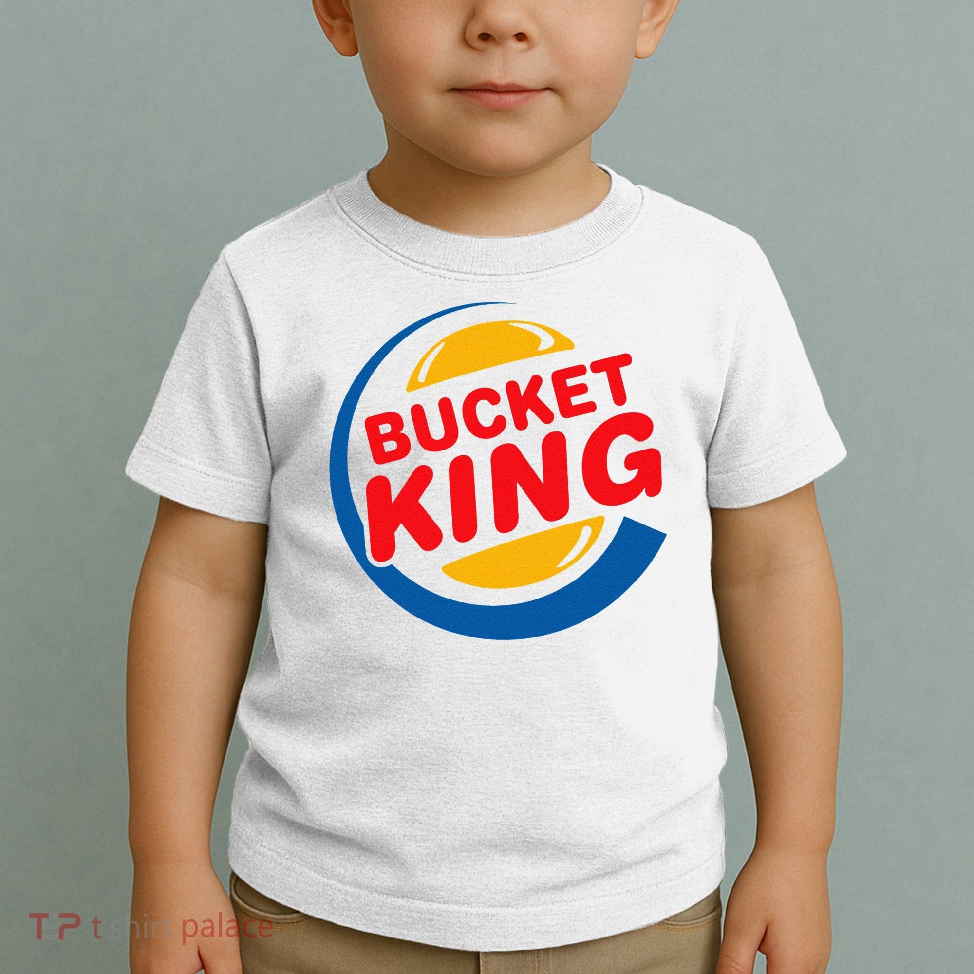 Bucket King Basketball Player Hoops Culture Funny Toddler T-Shirt