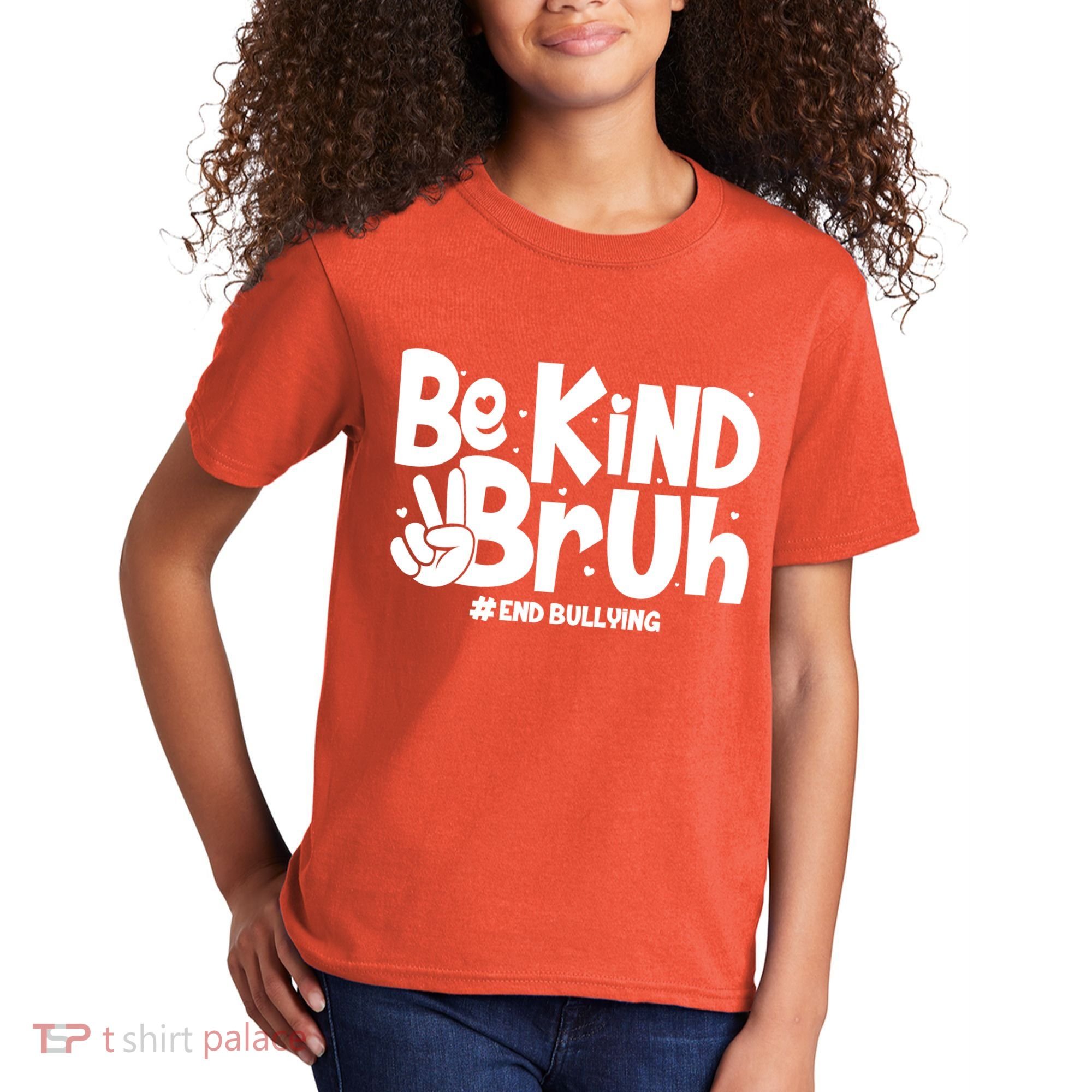 Be Kind Bruh #End Bullying Kids T-Shirt