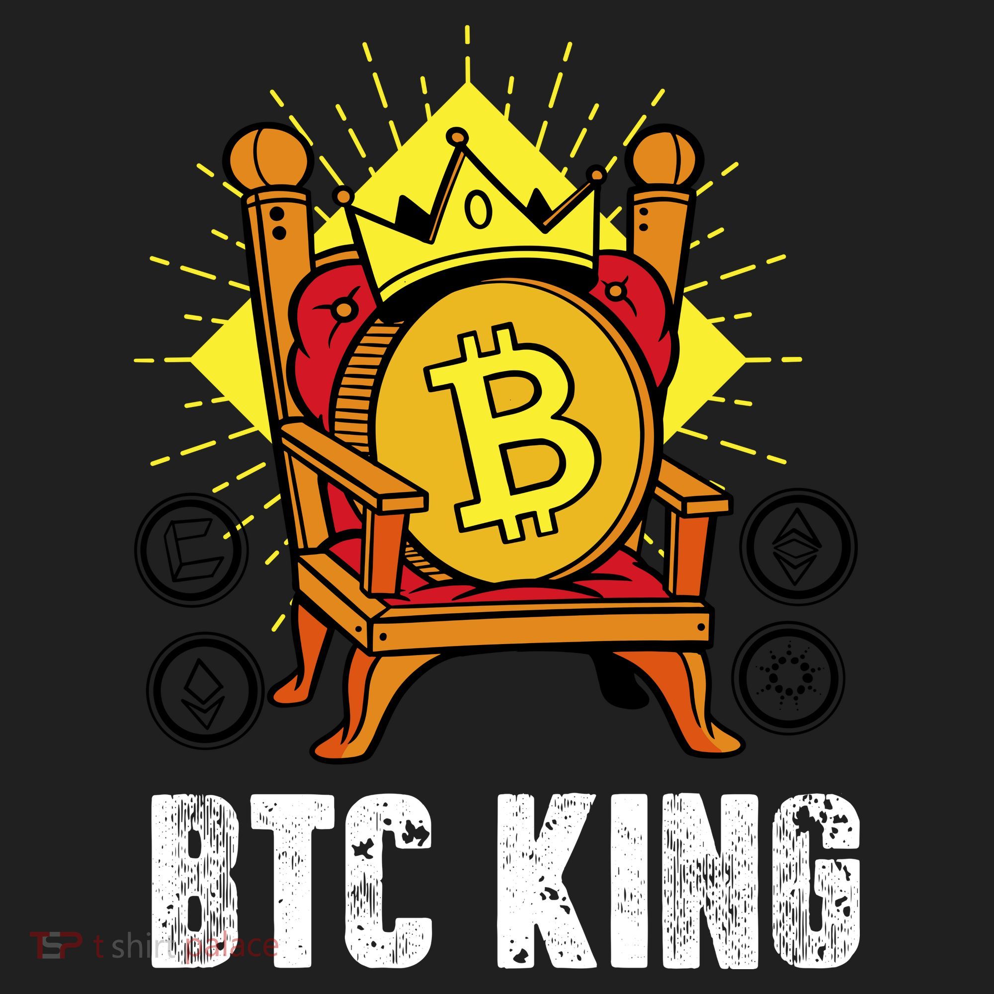 Bitcoin King Women's Sweatshirt