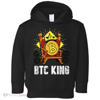 Bitcoin King Toddler Hoodie