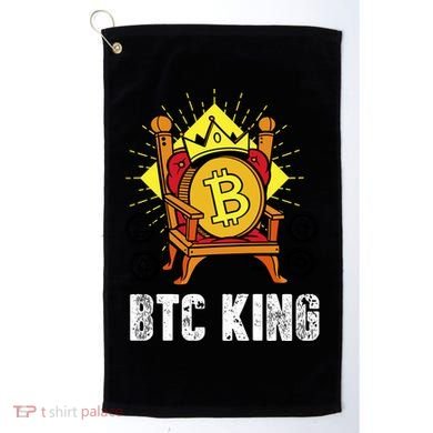 Bitcoin King Golf Towel