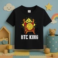 Bitcoin King Toddler T-Shirt thumb 3