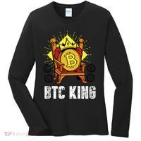 Bitcoin King Women's Long Sleeve Shirt thumb 0