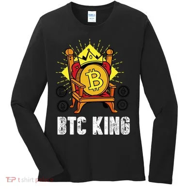 Bitcoin King Women's Long Sleeve Shirt