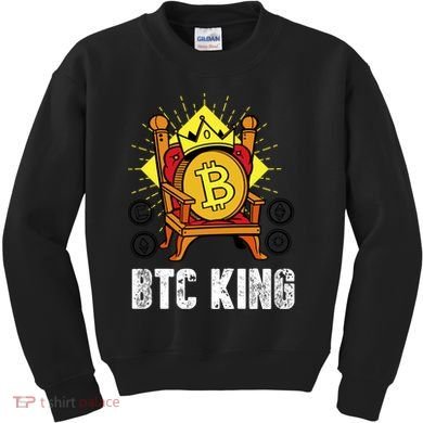 Bitcoin King Kids Sweatshirt