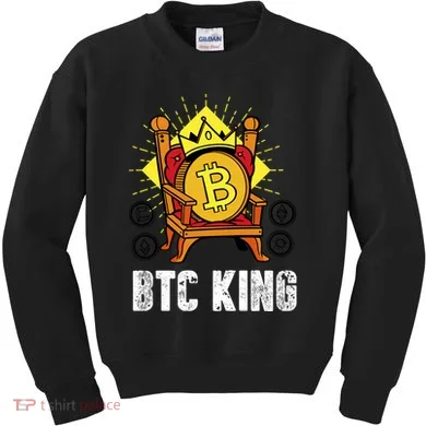 Bitcoin King Kids Sweatshirt