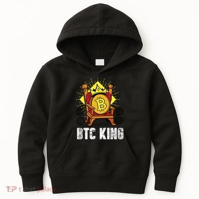 Bitcoin King Kids Hoodie