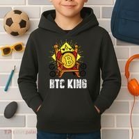 Bitcoin King Kids Hoodie thumb 2