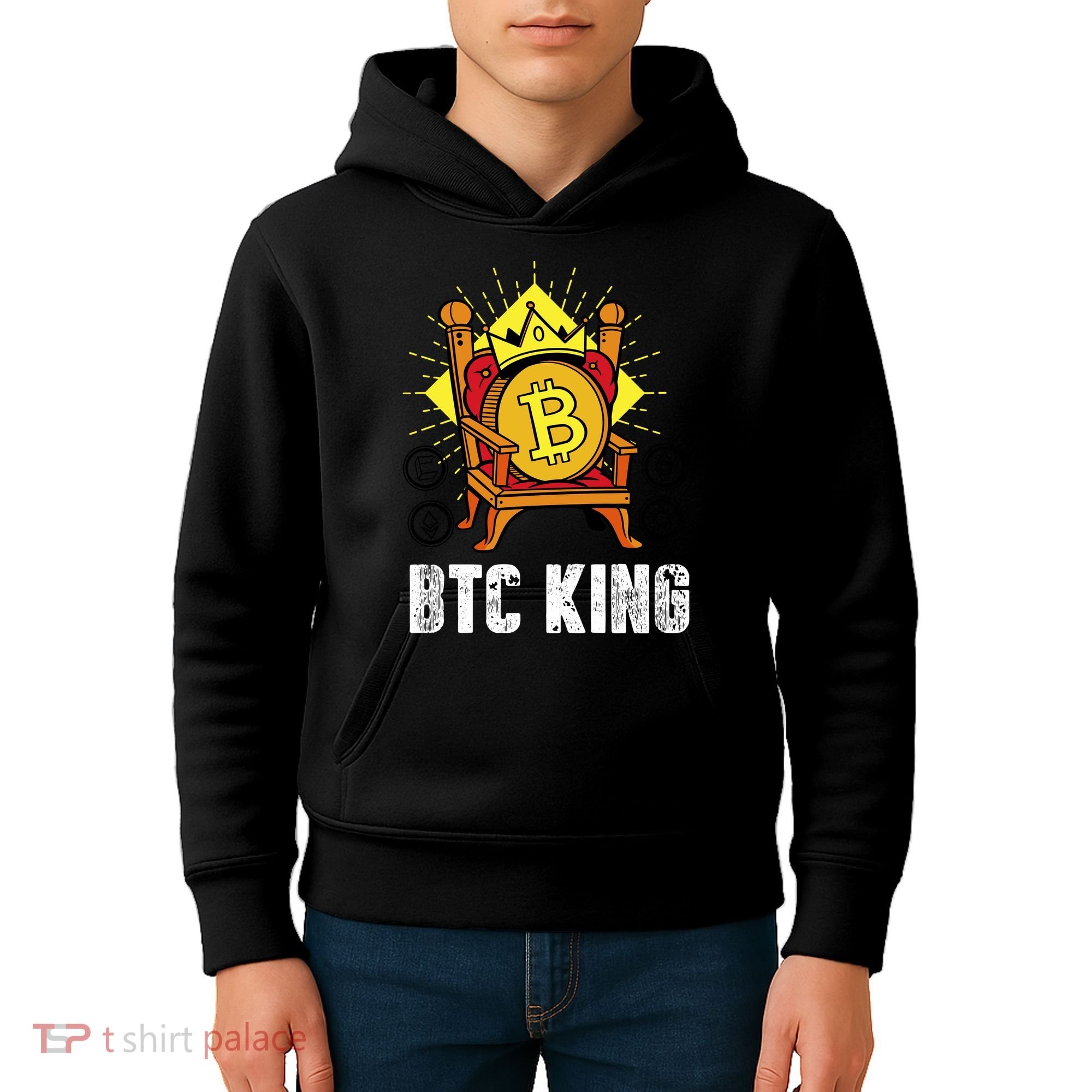 Bitcoin King Kids Hoodie