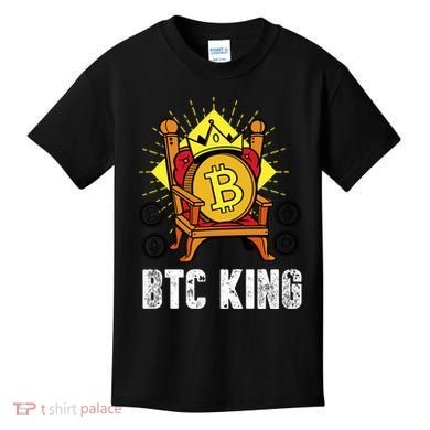 Bitcoin King Kids T-Shirt
