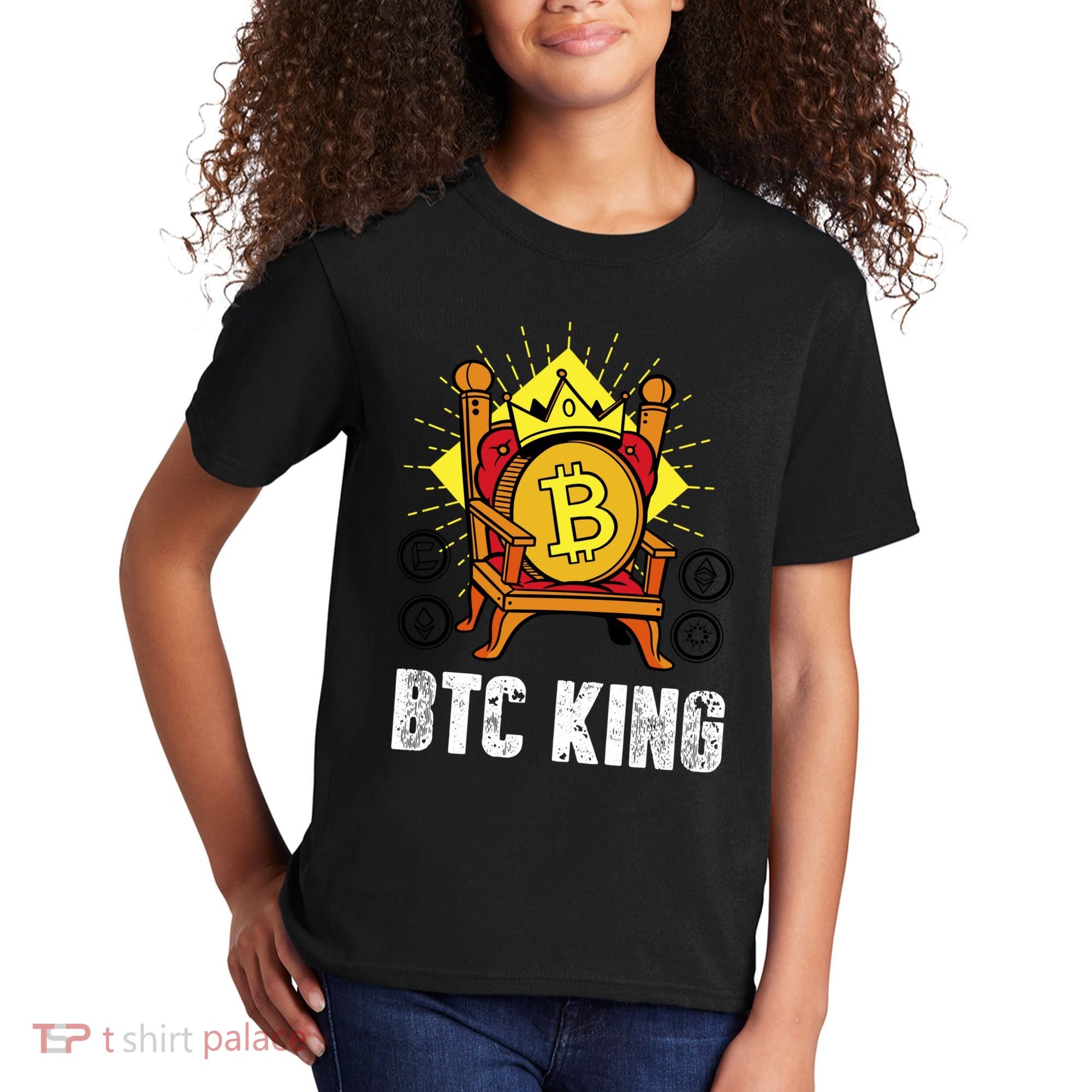 Bitcoin King Kids T-Shirt