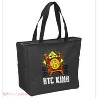 Bitcoin King Tote Bag thumb 2