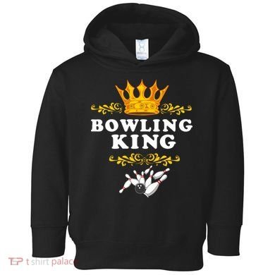 Bowling King Toddler Hoodie