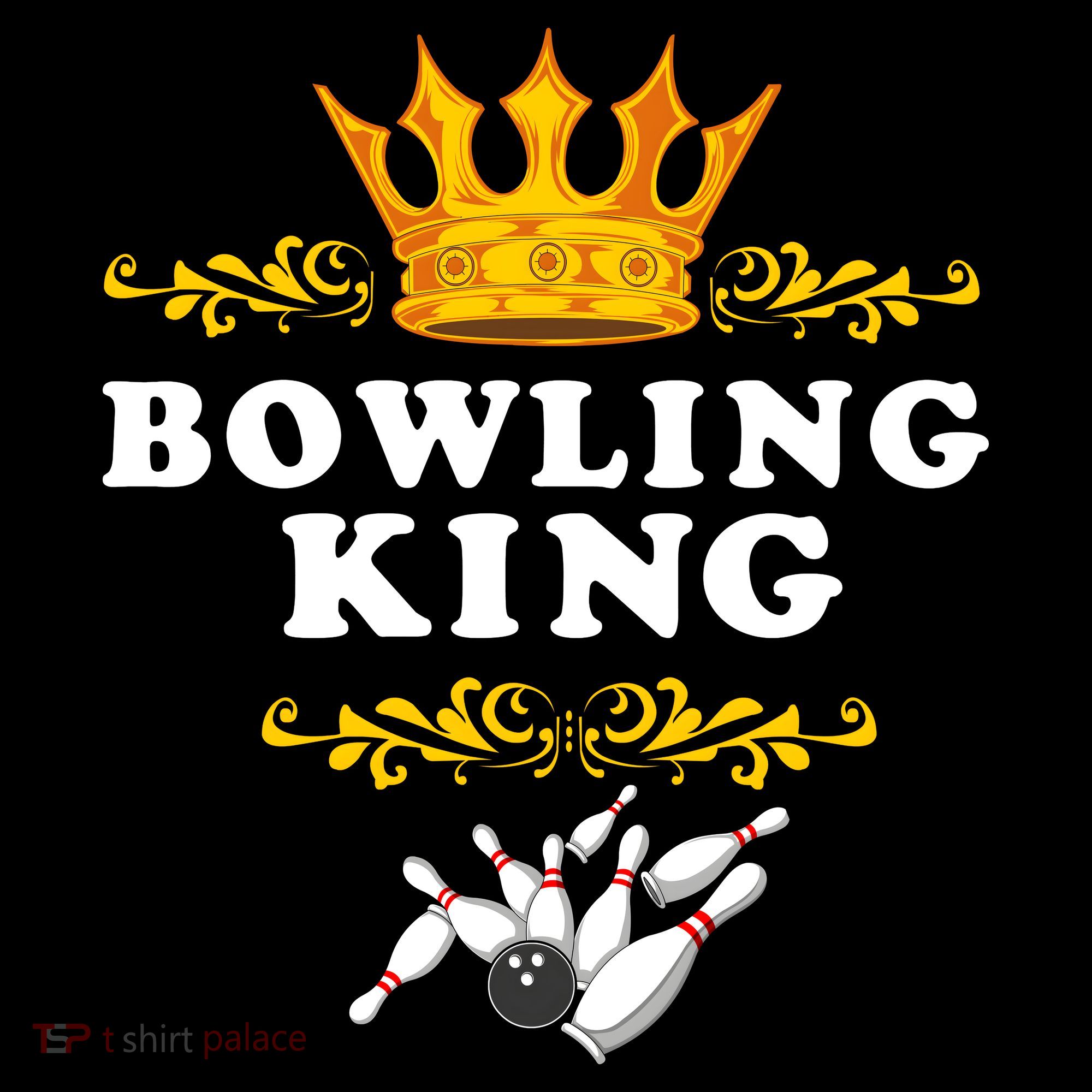 Bowling King Toddler Hoodie