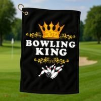 Bowling King Golf Towel thumb 1