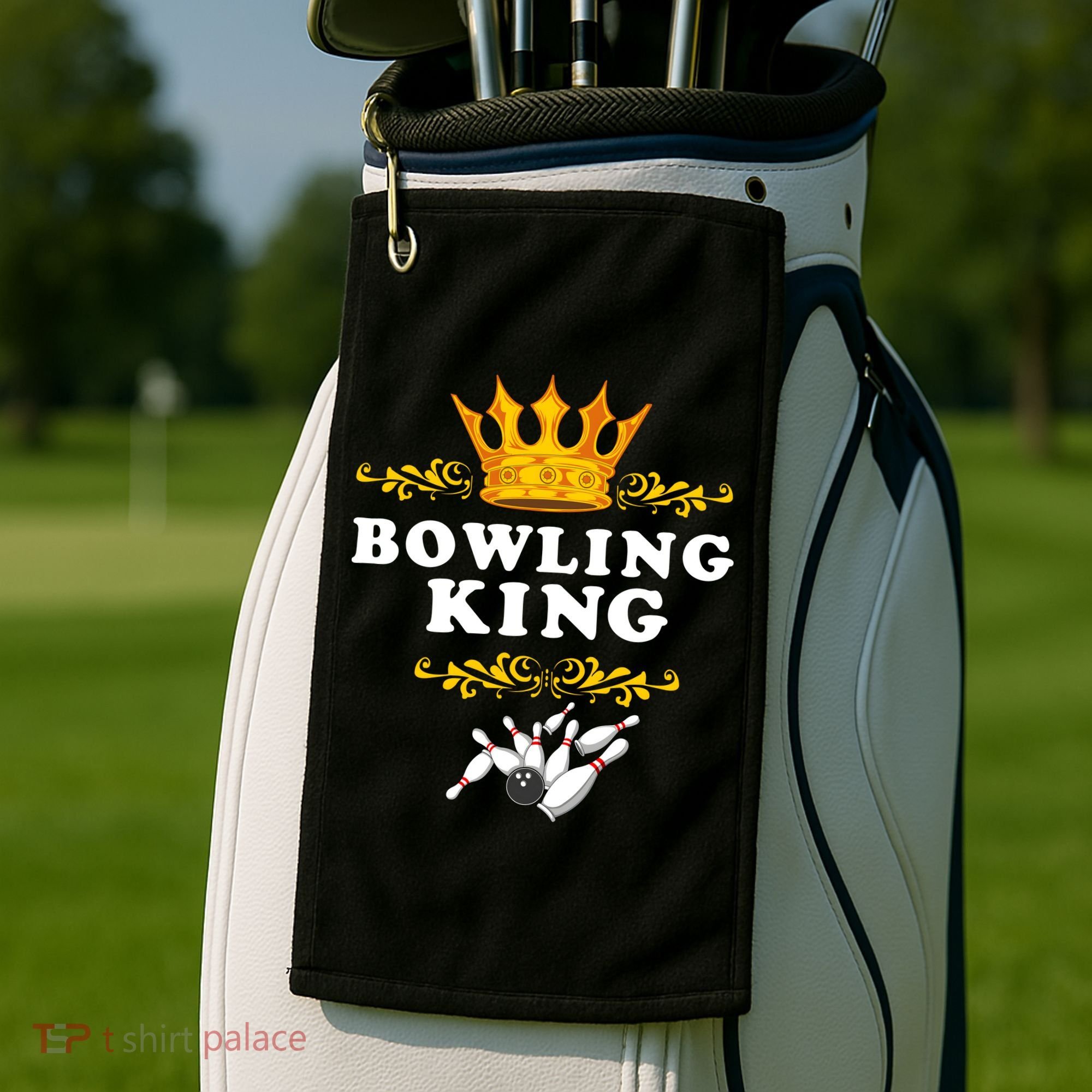 Bowling King Golf Towel