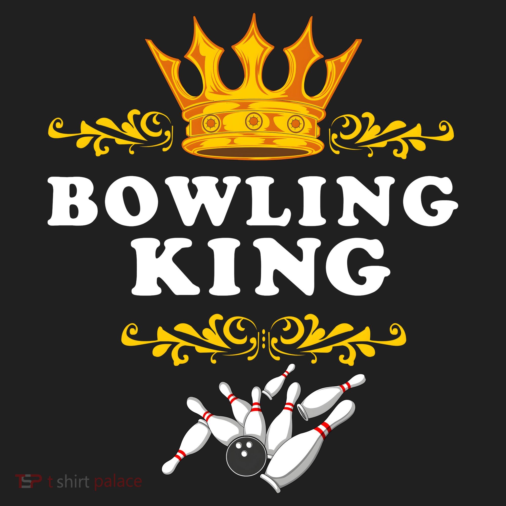 Bowling King Golf Towel