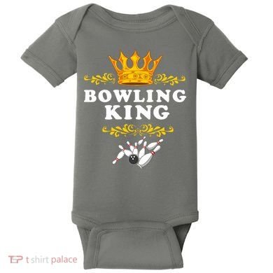 Bowling King Baby Bodysuit