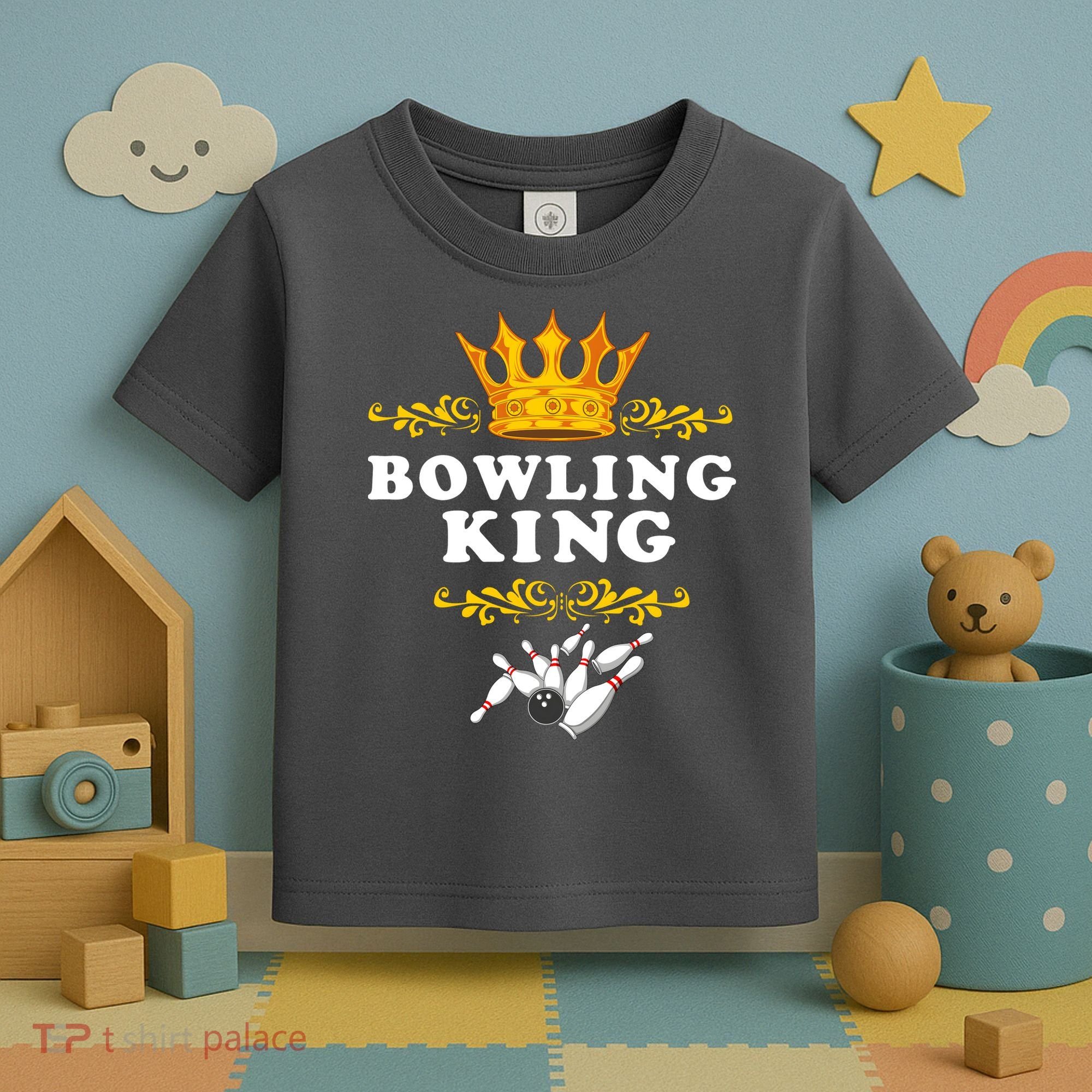 Bowling King Toddler T-Shirt
