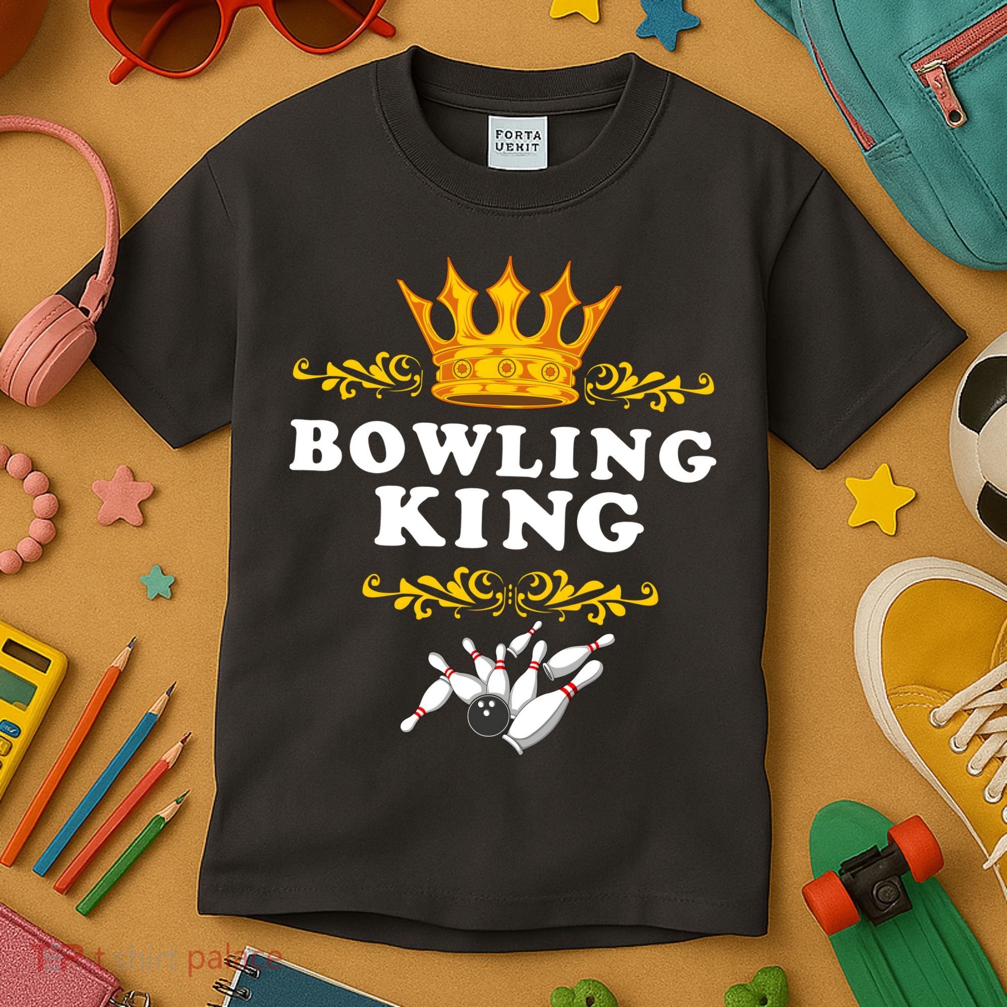 Bowling King Kids T-Shirt