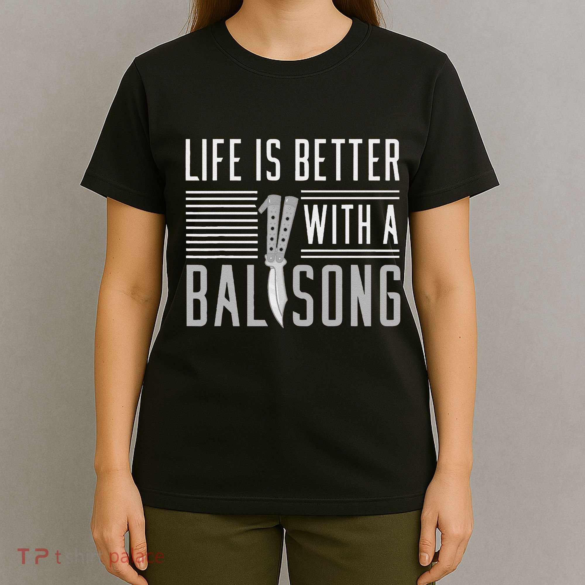 Balisong Knife Batangas Butterfly Folding Pocketknife T-Shirt