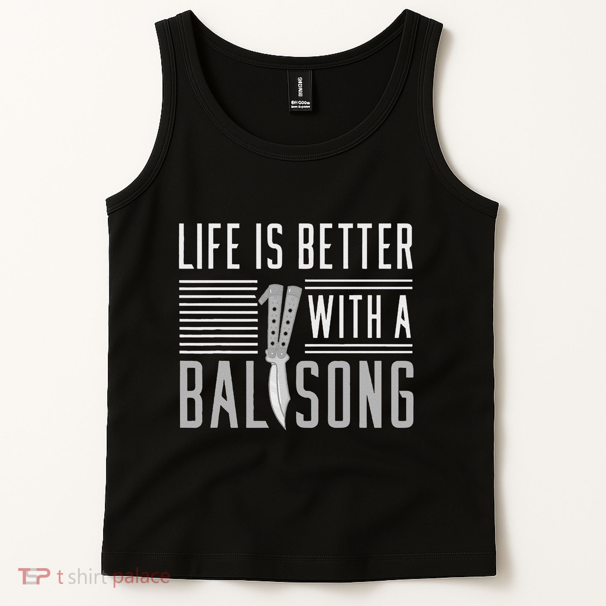 Balisong Knife Batangas Butterfly Folding Pocketknife Tank Top