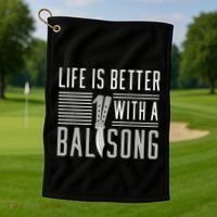 Balisong Knife Batangas Butterfly Folding Pocketknife Golf Towel thumb 1