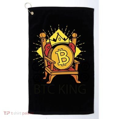 Bitcoin King Golf Towel