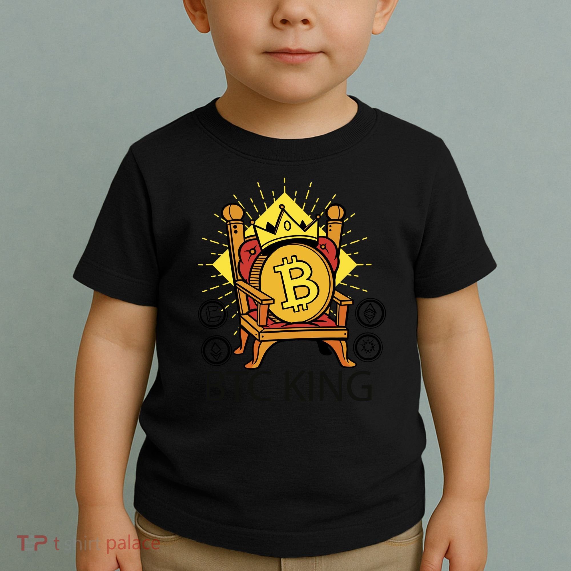 Bitcoin King Toddler T-Shirt