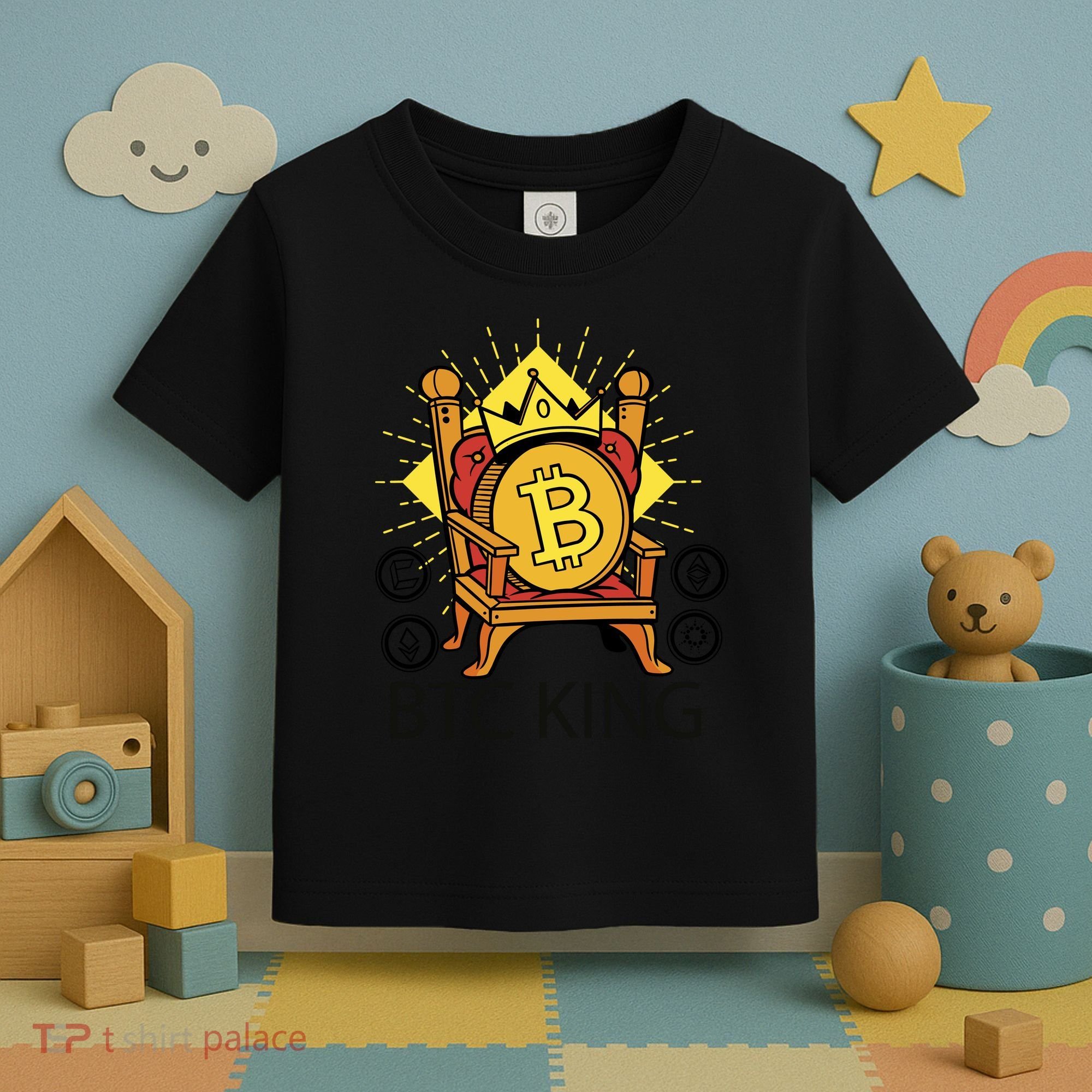 Bitcoin King Toddler T-Shirt