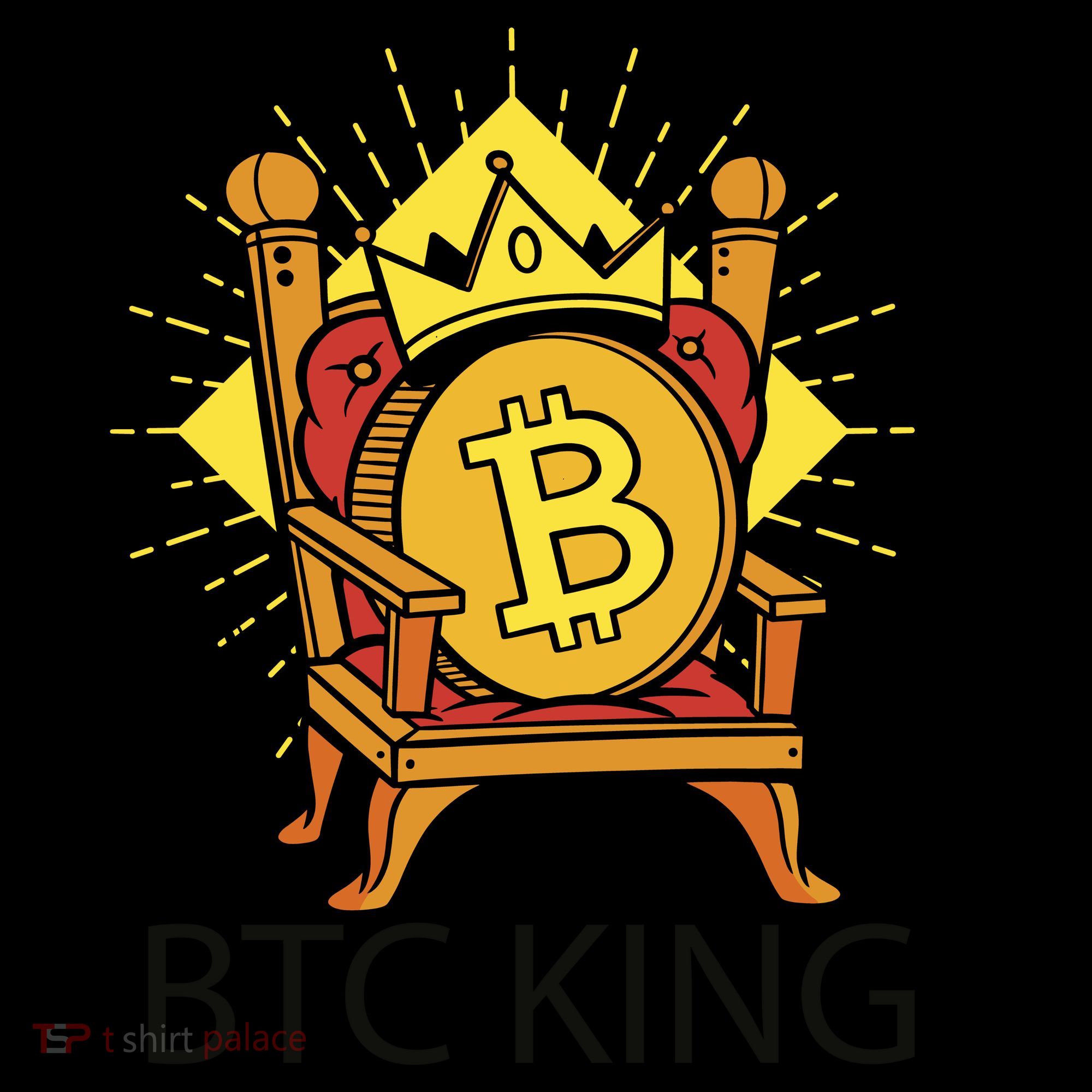 Bitcoin King Kids Sweatshirt