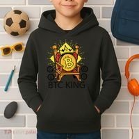 Bitcoin King Kids Hoodie thumb 2
