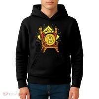 Bitcoin King Kids Hoodie thumb 4