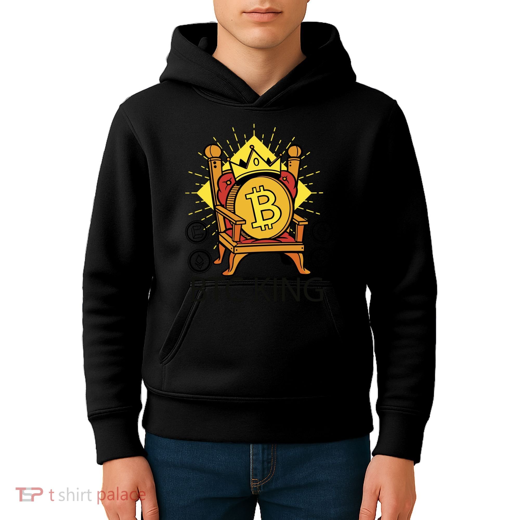 Bitcoin King Kids Hoodie