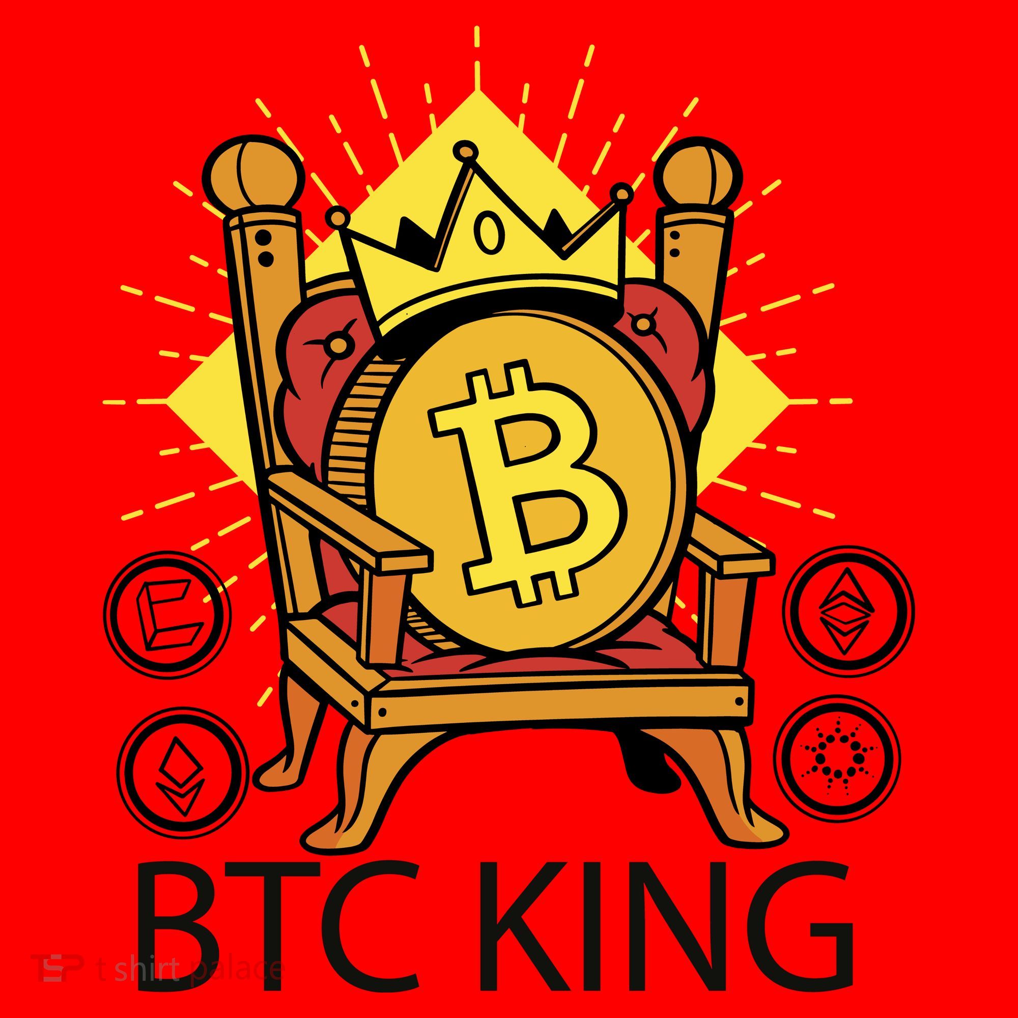 Bitcoin King Santa Hat