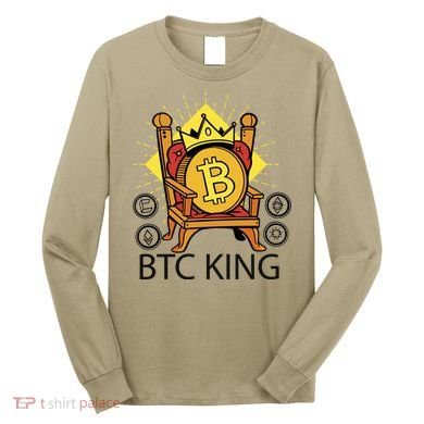 Bitcoin King Long Sleeve Shirt