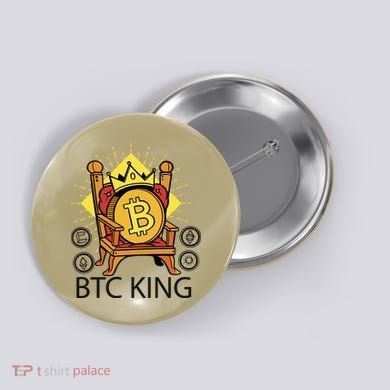 Bitcoin King Button